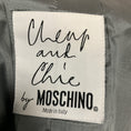 Load image into Gallery viewer, Moschino Cheap and Chic Grey / Black Floral Embroidered Wool Blazer with Ladybug Embellishments