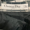 Load image into Gallery viewer, Christian Dior Black / White Plaid Cotton Midi Skirt