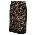 Load image into Gallery viewer, Lanvin Black / Pink 2016 Lace Skirt