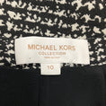 Load image into Gallery viewer, Michael Kors Collection Black / White Wool Mini Skirt