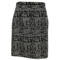 Load image into Gallery viewer, Michael Kors Collection Black / White Wool Mini Skirt