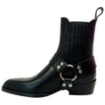 Load image into Gallery viewer, Paris Texas Black Leather Helena Ankle Moto Boots