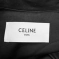 Load image into Gallery viewer, Celine Black Saharienne Cotton Poplin Midi Safari Dress