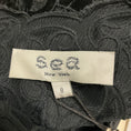 Load image into Gallery viewer, Sea New York Dark Black Dana Embroidered Velvet Dress