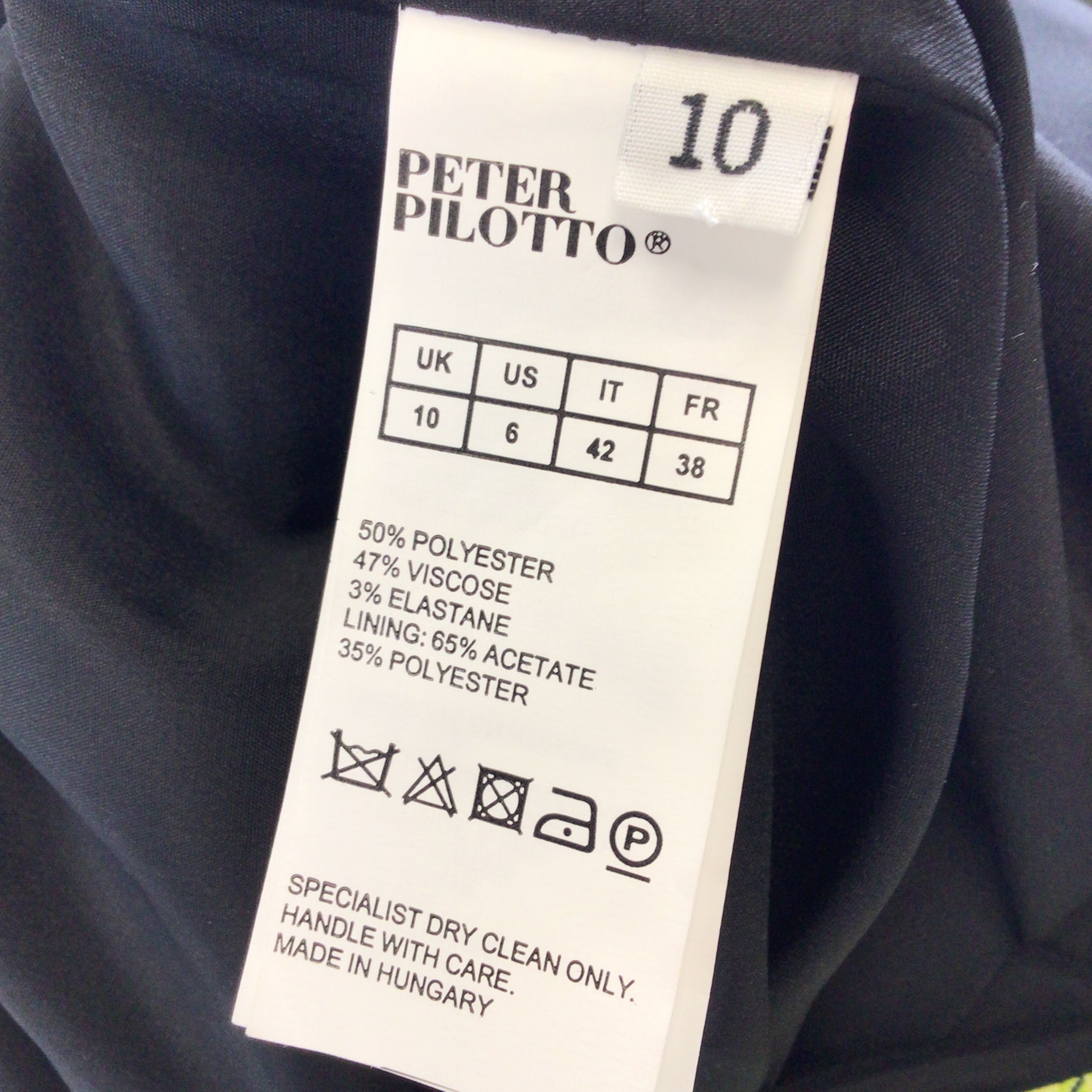 Peter Pilotto Black Multi Printed Sleeveless Midi Dress