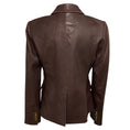 Load image into Gallery viewer, Veronica Beard Burgundy Oxblood Gail Lamb Leather Dickey Jacket