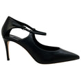 Load image into Gallery viewer, Casadei Black Leather Samurai Julia Pumps
