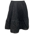 Load image into Gallery viewer, Erdem Black Textured Levia Skirt