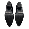 Load image into Gallery viewer, Saint Laurent Black Glitter Leopard Velvet Ankle Boots