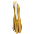 Load image into Gallery viewer, Michael Kors Collection Wheat Sleeveless Flared Wool Midi Dress