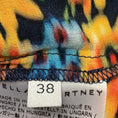 Load image into Gallery viewer, Stella McCartney Black / Pink Multi Tie Neck Floral Printed Silk Blouse