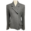 Load image into Gallery viewer, Ferragamo Grey Multi Houndstooth Wool Blazer Jacket