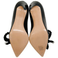 Load image into Gallery viewer, Casadei Black Leather Judith Julia Pumps with Rhinestone Bow