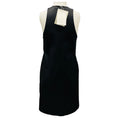 Load image into Gallery viewer, Toteme Black Viscose Cotton Scoop Neck Dress