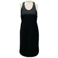 Load image into Gallery viewer, Toteme Black Viscose Cotton Scoop Neck Dress