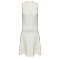 Load image into Gallery viewer, Victoria Beckham White Sleeveless Terry Midi Dress