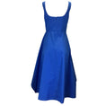 Load image into Gallery viewer, Alexander McQueen Galactic Blue 2023 Sleeveless Cotton Day Dress
