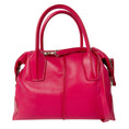 Load image into Gallery viewer, Tod's Fuchsia Leather Satchel Handbag