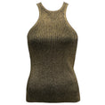 Load image into Gallery viewer, Barbara Bui Black / Gold Knit Shimmer Tank