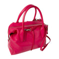Load image into Gallery viewer, Tod's Fuchsia Leather Satchel Handbag