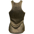 Load image into Gallery viewer, Barbara Bui Black / Gold Knit Shimmer Tank