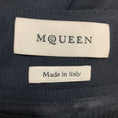 Load image into Gallery viewer, McQueen Navy Wide Leg Tailored Wool Trousers