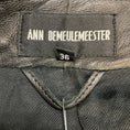 Load image into Gallery viewer, Ann Demeulemeester Black Leather Luvas Jacket