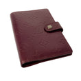 Load image into Gallery viewer, Louis Vuitton Wine Monogram Embossed Vernis Leather Agenda Holder