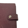 Load image into Gallery viewer, Louis Vuitton Wine Monogram Embossed Vernis Leather Agenda Holder