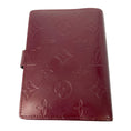 Load image into Gallery viewer, Louis Vuitton Wine Monogram Embossed Vernis Leather Agenda Holder