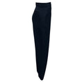 Load image into Gallery viewer, McQueen Navy Pleated Straight Leg Wool Trousers