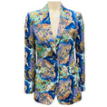 Load image into Gallery viewer, Etro Blue Multi Paisley Printed Cotton Blazer