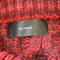Load image into Gallery viewer, Alanui Red / Burgundy Fringed Detail Long Sleeved Cashmere Knit Pullover Sweater
