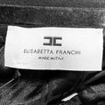 Load image into Gallery viewer, Elisabetta Franchi Black Off-Shoulder Duchess Satin Midi Dress