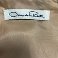 Load image into Gallery viewer, Oscar de la Renta Black / Nude Short Sleeved Coated Lace Midi Cocktail Dress