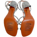 Load image into Gallery viewer, Zimmermann Silver Sequined Aura Sandals