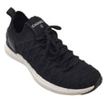 Load image into Gallery viewer, Chanel Black Fabric Logo Matelasse Knit Low-Top Sneakers
