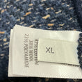 Load image into Gallery viewer, St. John Blue Tweed Bomber Jacket with Gold Buttons