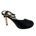 Load image into Gallery viewer, Lanvin Black Leather Sequence 95mm Pumps