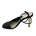 Load image into Gallery viewer, Lanvin Black Leather Sequence 95mm Pumps