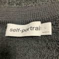 Load image into Gallery viewer, Self-Portrait Black Sequined Knit Crop Jacket with Pearl Embellished Buttons