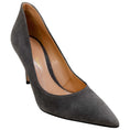 Load image into Gallery viewer, Gianvito Rossi Grey Suede Ellipsis 85 Pumps