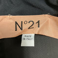 Load image into Gallery viewer, No. 21 Black Satin V-Neck Dress with Mesh Sleeves