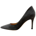 Load image into Gallery viewer, Gianvito Rossi Grey Suede Ellipsis 85 Pumps