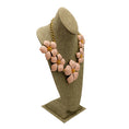 Load image into Gallery viewer, Carolina Herrera Peach / Gold Hardware Enamel Flower Necklace