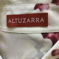Load image into Gallery viewer, Altuzarra Ivory Cherry Blossom Print Long Sleeved Silk Blouse