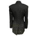 Load image into Gallery viewer, Off-White Black Single Breasted Crystal Embellished Wool Blazer