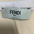 Load image into Gallery viewer, Fendi Cream / White Crepe Pencil Skirt