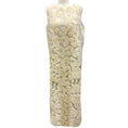 Load image into Gallery viewer, Jil Sander Cream 2023 Velvet Applique Embellished Sleeveless Dress