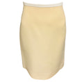 Load image into Gallery viewer, Fendi Cream / White Crepe Pencil Skirt